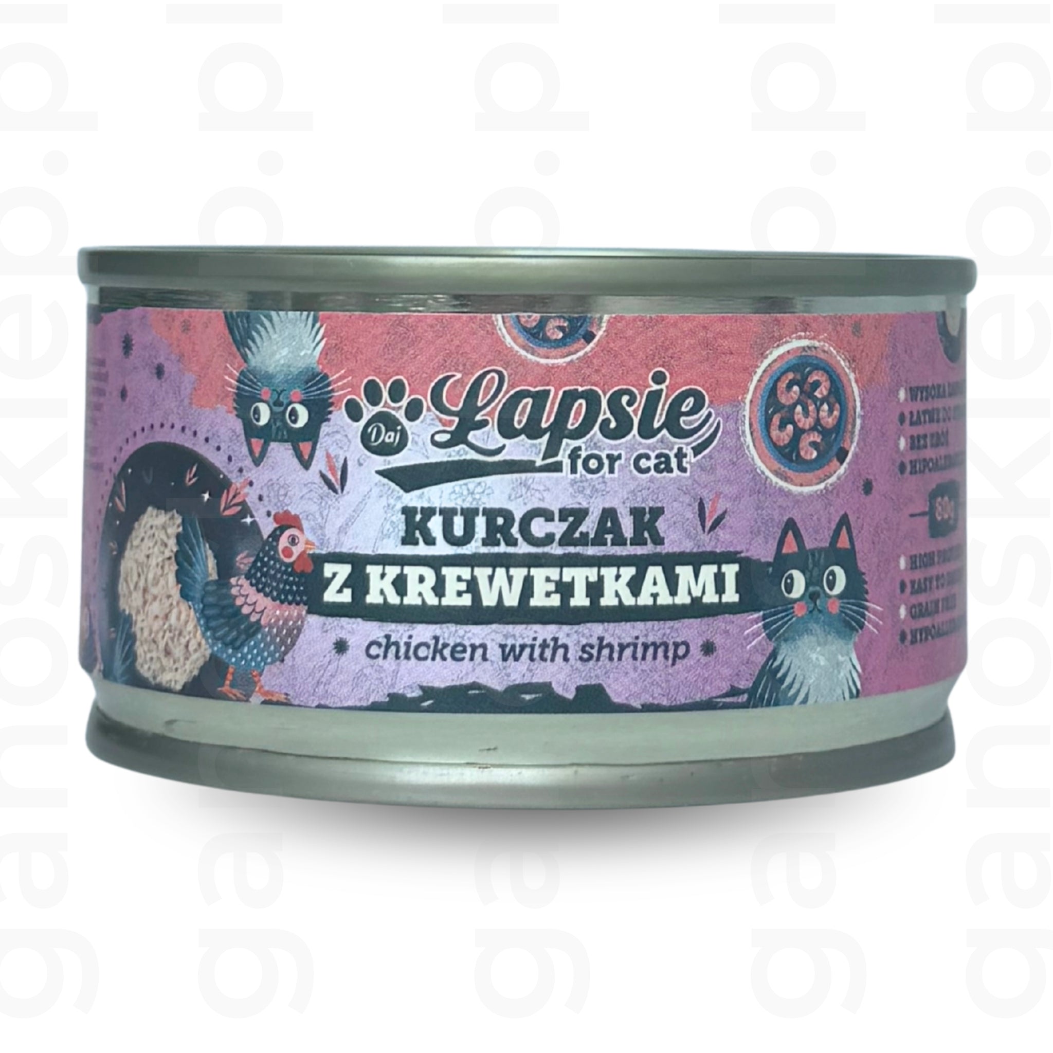 Kurczak z krewetkami w bulionie (80g)