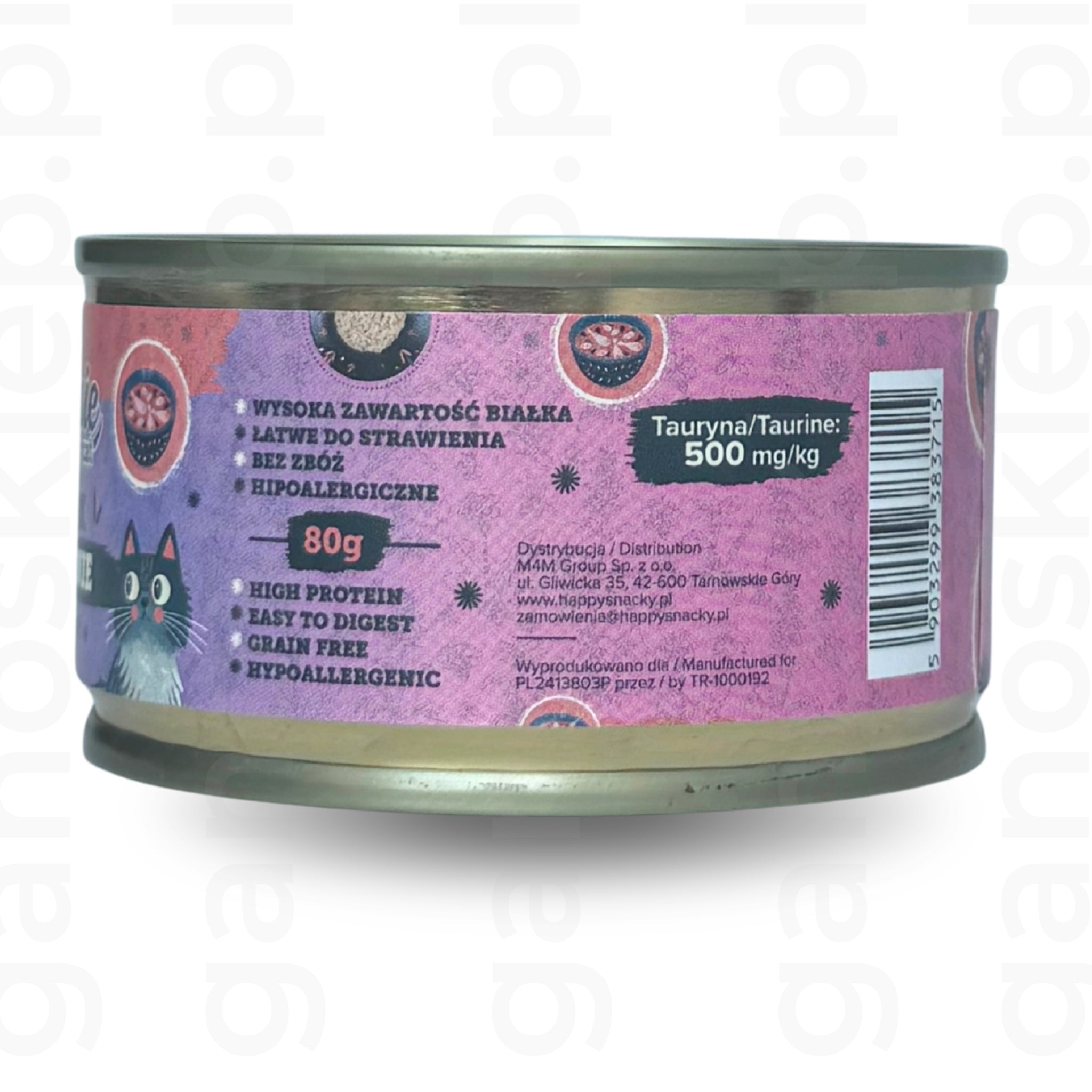 ŁAŁAPSIE mokra karma dla kota Kurczak w bulionie (80g)