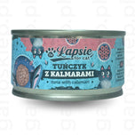 Tuńczyk z kalmarami w bulionie (80g)