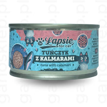 Tuńczyk z kalmarami w bulionie (80g)