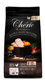 Chérie Sucha karma z naturalnego kurczaka, warzyw, owoców i ziół (400g, 2kg)