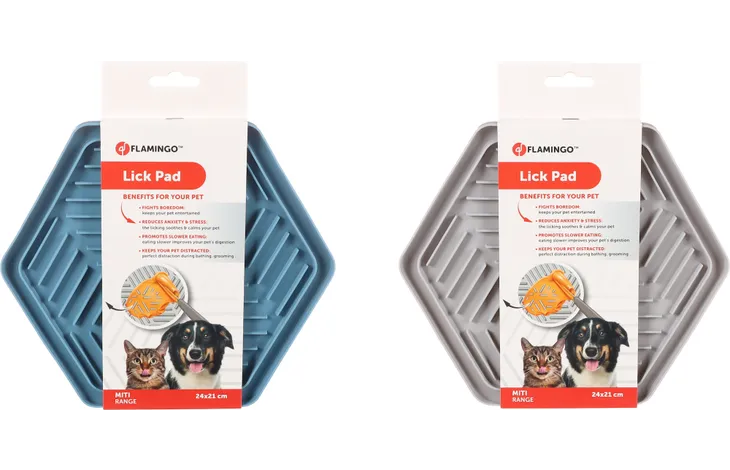 Flamingo Lick Pad Bean mata do lizania – Hexagon