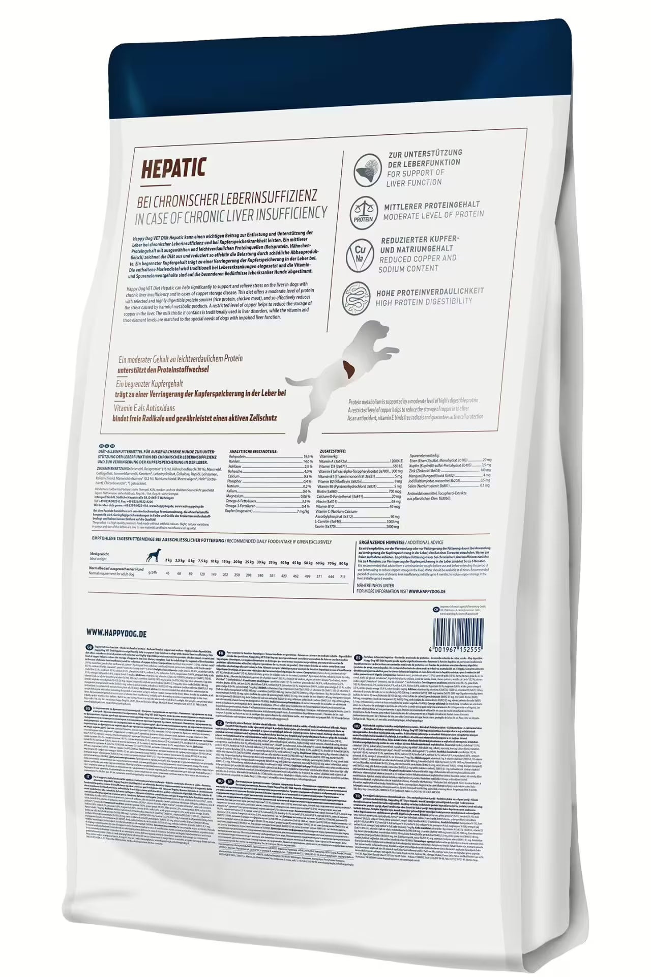 HAPPY DOG Vet Hepatic (4kg)