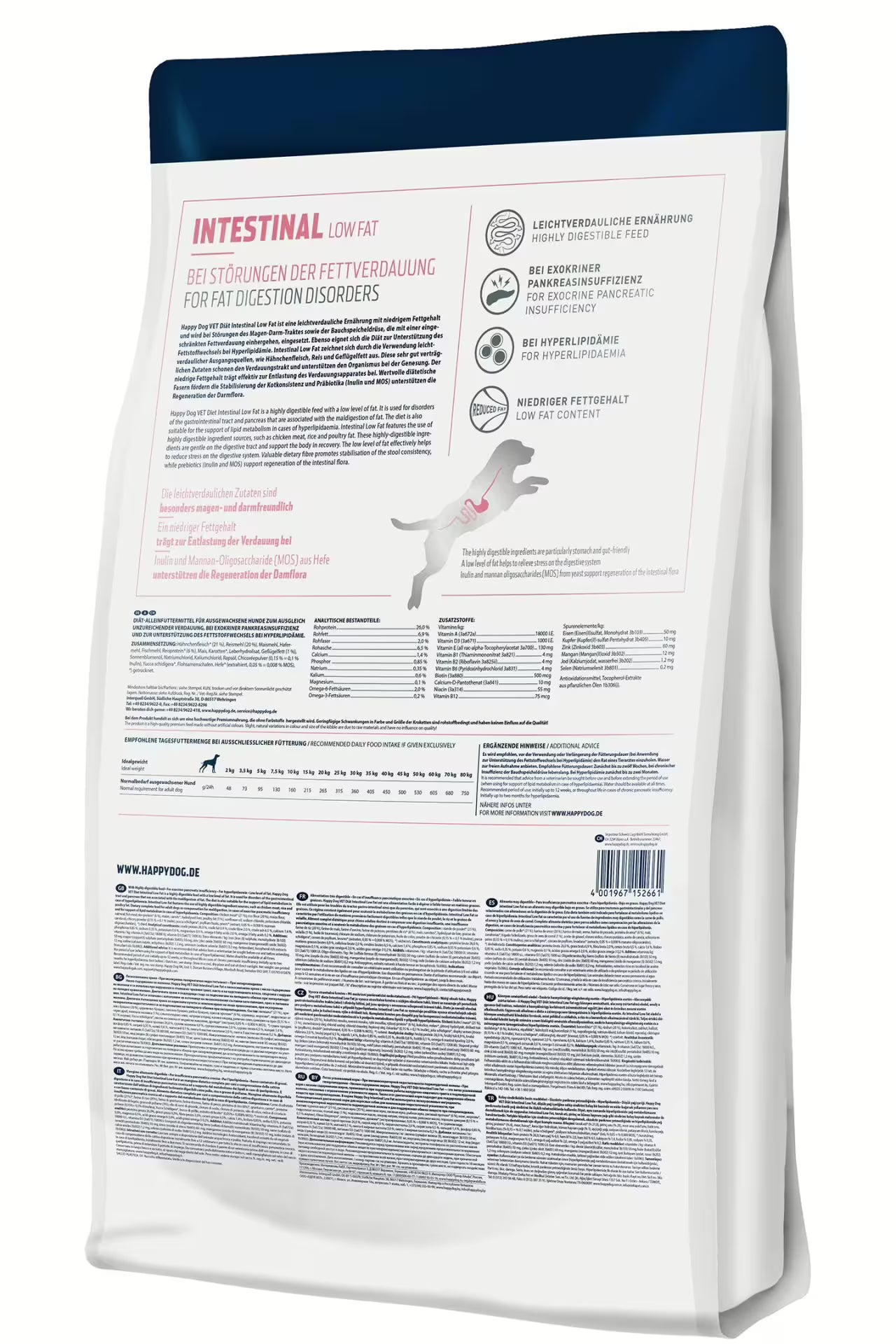 HAPPY DOG Vet Intestinal Low Fat (4kg)