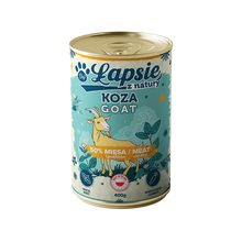 ŁAPSIE mokra karma kozina z miętą (400g)