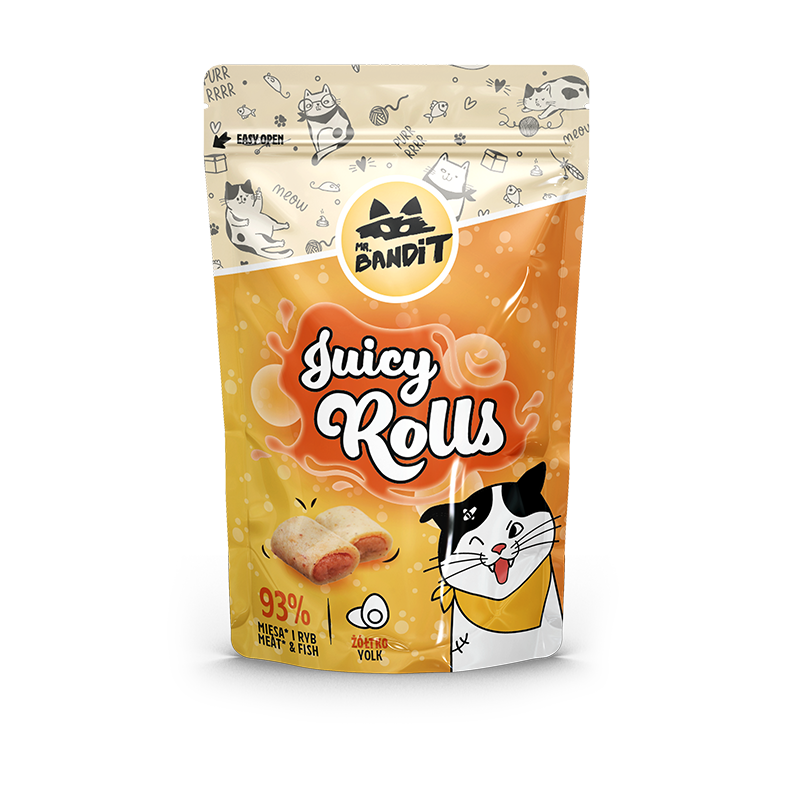 Mr. BANDIT Juicy Rolls z żółtkiem (40g)