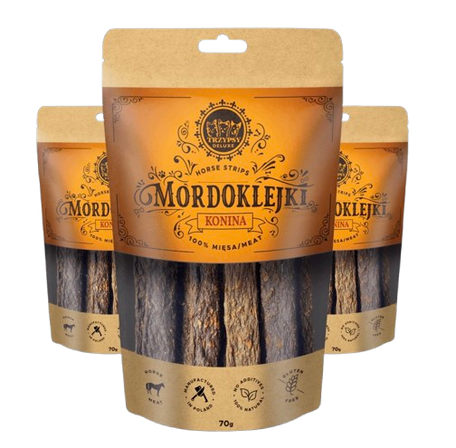 Trzypsy Mordoklejki z koniny (70g)