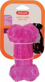 ZOLUX Zabawka dla psa kość TPR POP – różowa (12cm, 14cm)