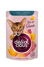 Delickcious Paski z kaczką i dynią w zupie krem (85g)