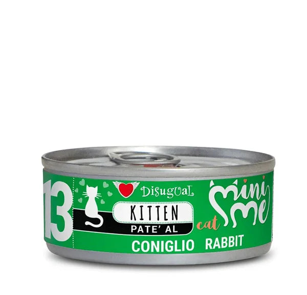 Dla kociąt DISUGUAL MiniMe Kitten – Królik (85g)