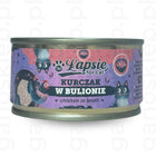 ŁAŁAPSIE mokra karma dla kota Kurczak w bulionie (80g)