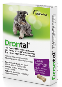 Drontal dog flavour (2 tabletki)