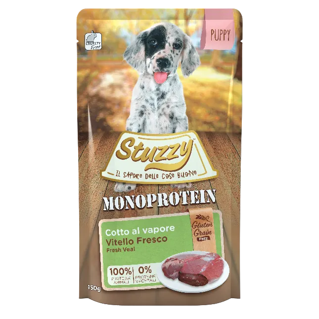 Stuzzy Monoprotein Puppy – Cielęcina (150g, 400g)
