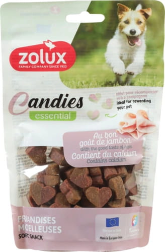 Zolux miekkie przysmaki treningowe candies mini serduszka (150g)