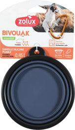 Zolux składana miska – niebieska (450ml, 650ml, 1l)