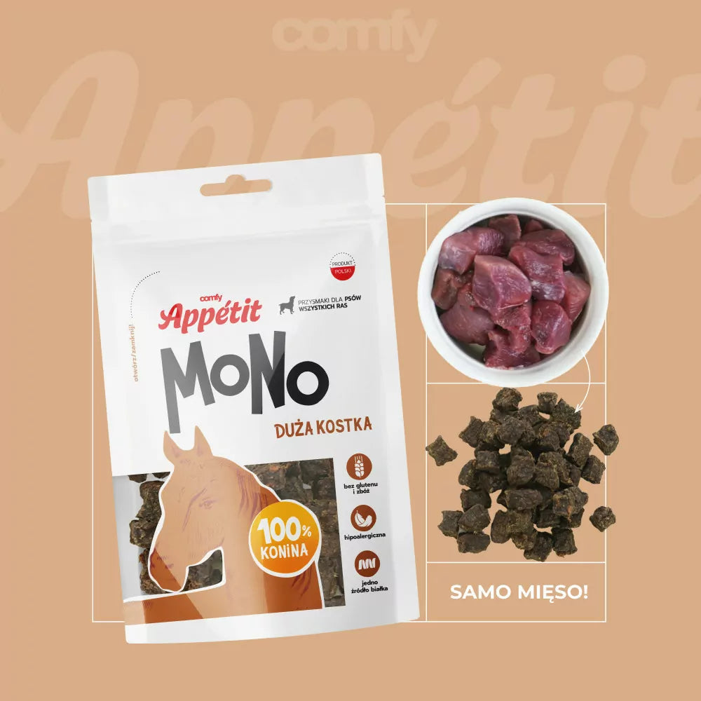 COMFY APPETIT MONO KOSTKA DUŻA KONINA (80G)