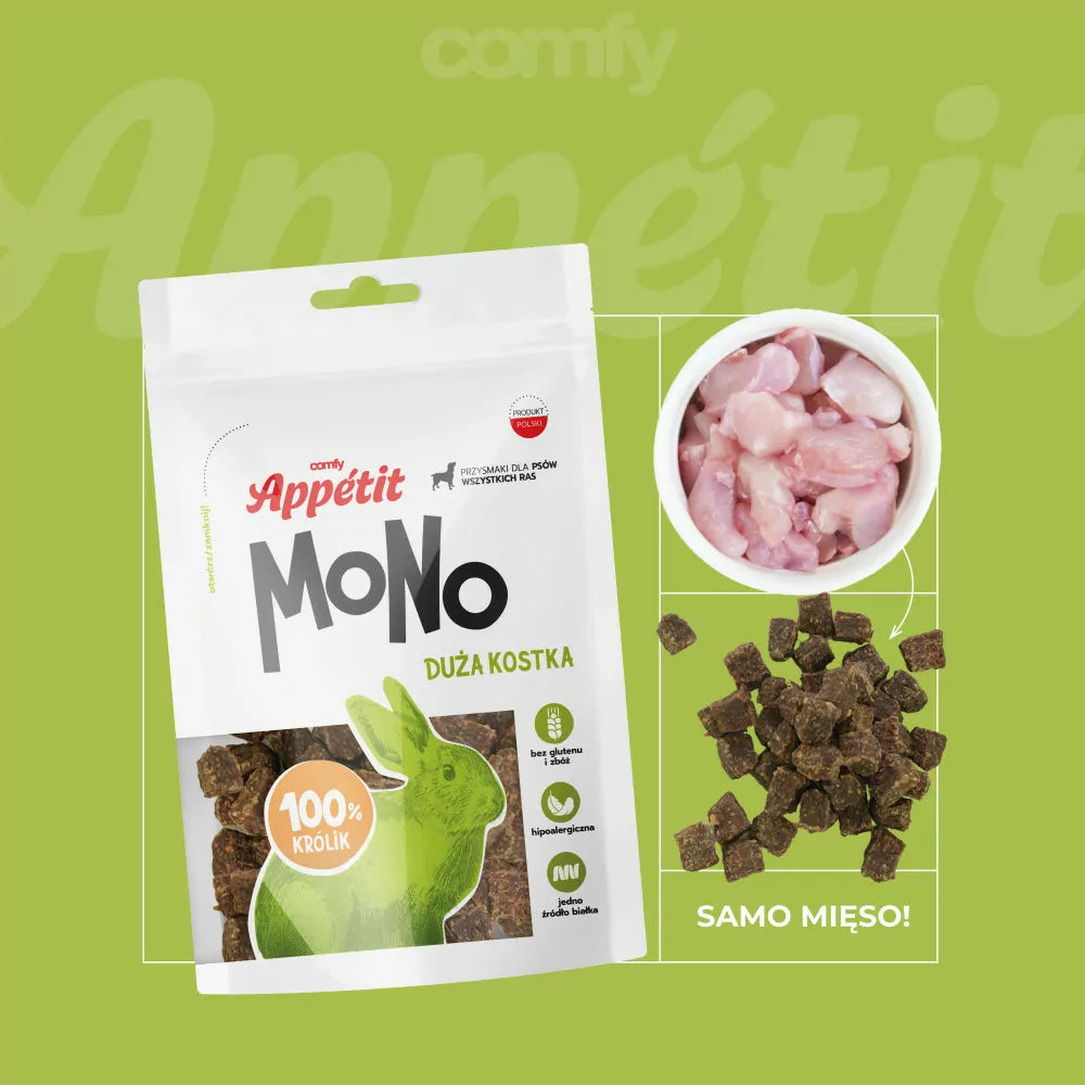 COMFY APPETIT MONO KOSTKA DUŻA KRÓLIK (80G)