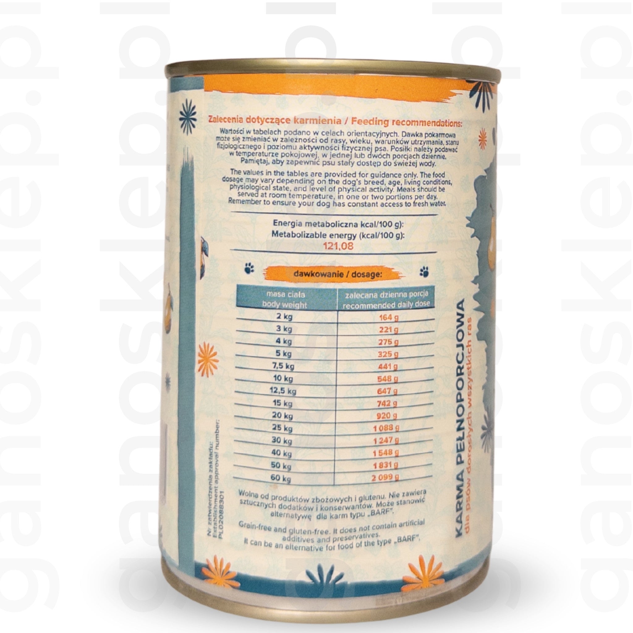 ŁAPSIE monobiałkowa karma z jagnięciną (400g)