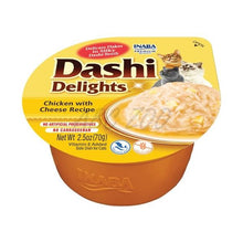 Inaba Dashi Delights Uzupełniająca karma dla kotów kurczak, ser (70g)