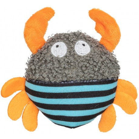 Krab zabawka dla kota materiał/plusz z kocimiętką (9 cm)