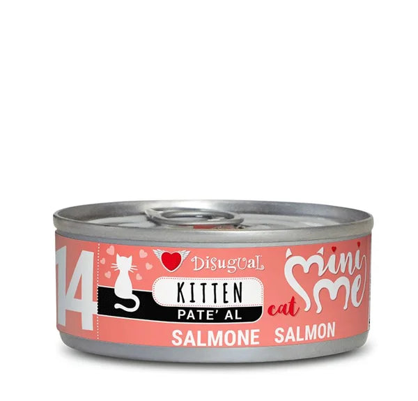 Dla kociąt DISUGUAL MiniMe Kitten – Łosoś (85g)