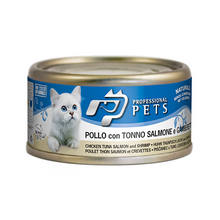 Professional Pets – Kurczak z tuńczykiem, łososiem i krewetkami (70g)