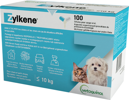 Zylkene środek uspokajający dla psa i kota 75 mg ≤ 10 kg (10 kapsułek)
